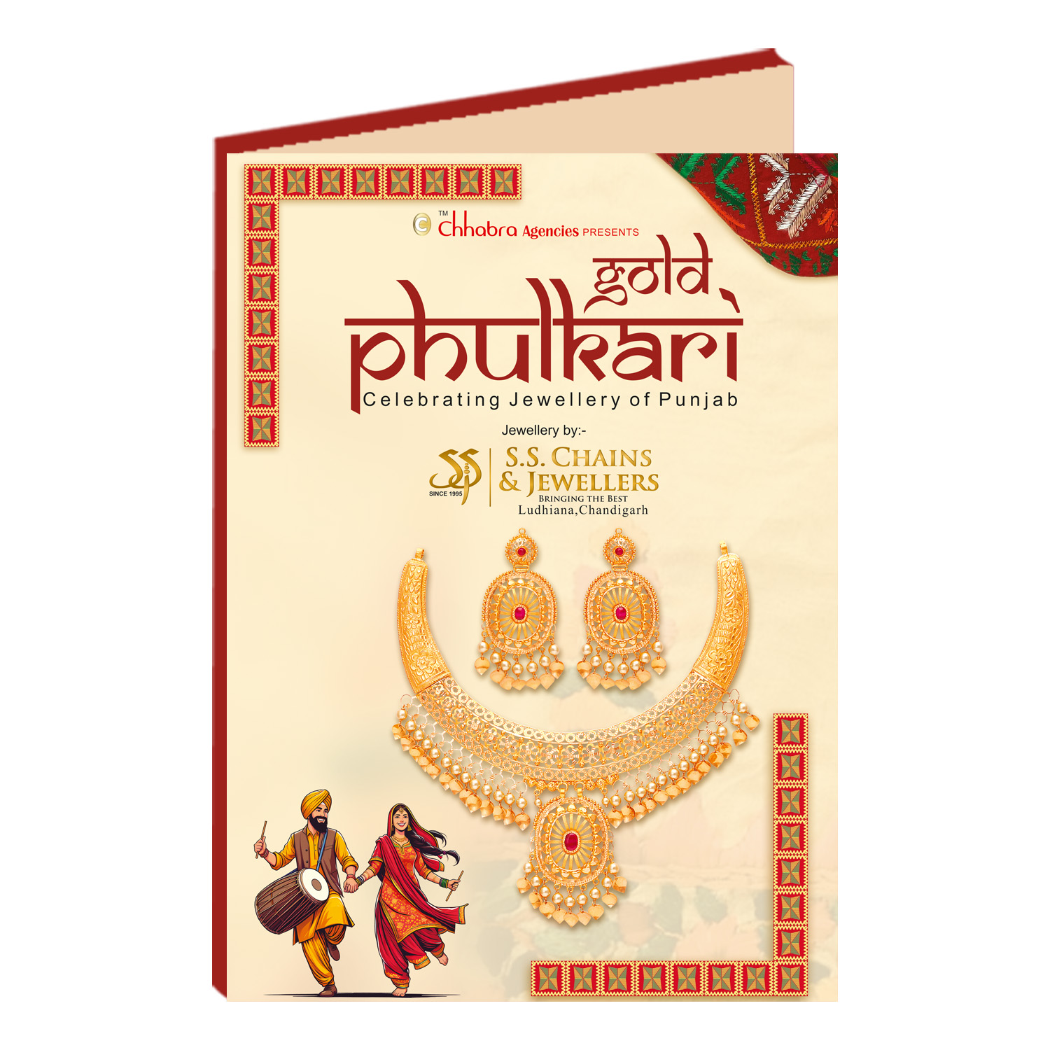 Gold Phulkari